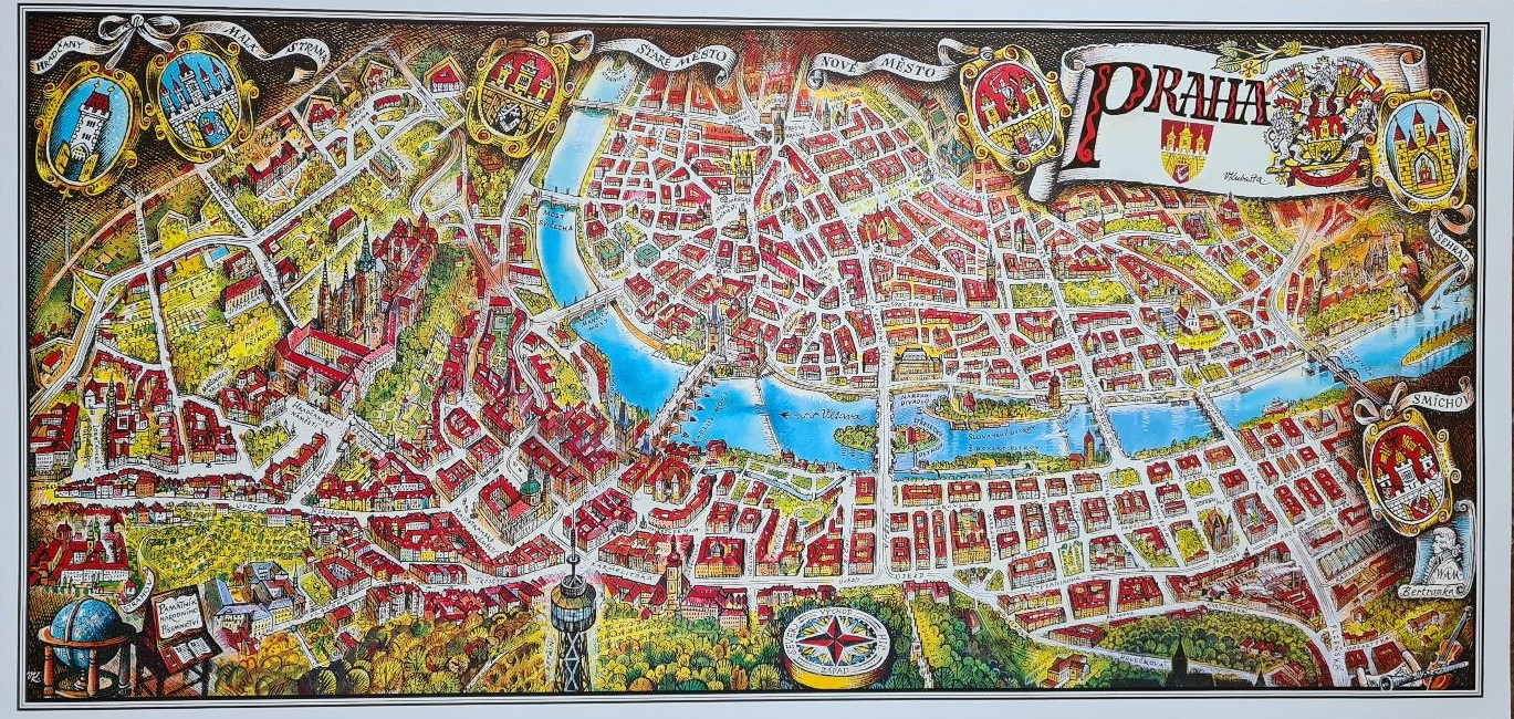 Plakát Praha Vojtěch Kubašta