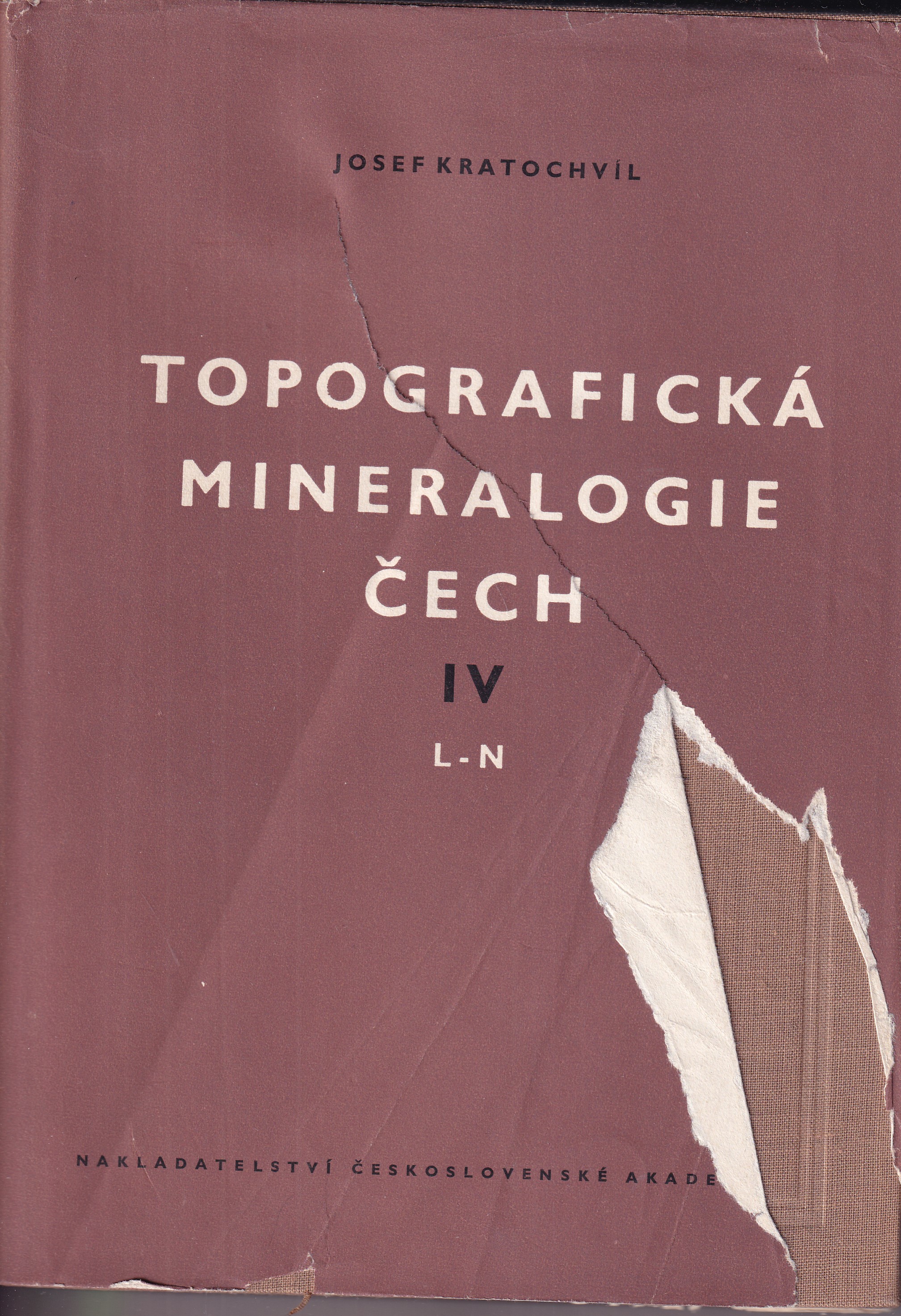 Topografická mineralogie Čech  IV. L - N