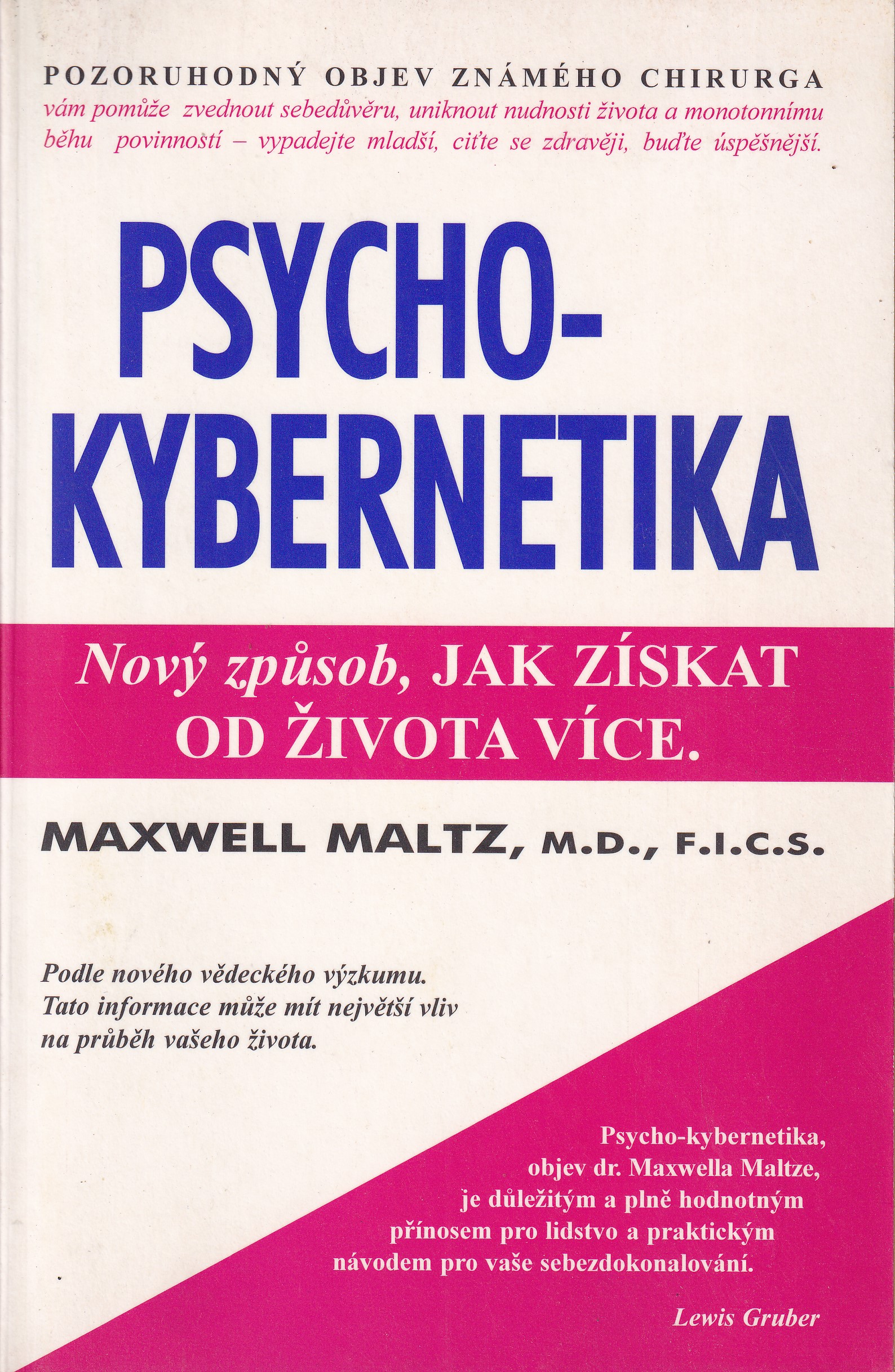 Psychokybernetika : nový způsob, jak žít plnějším životem