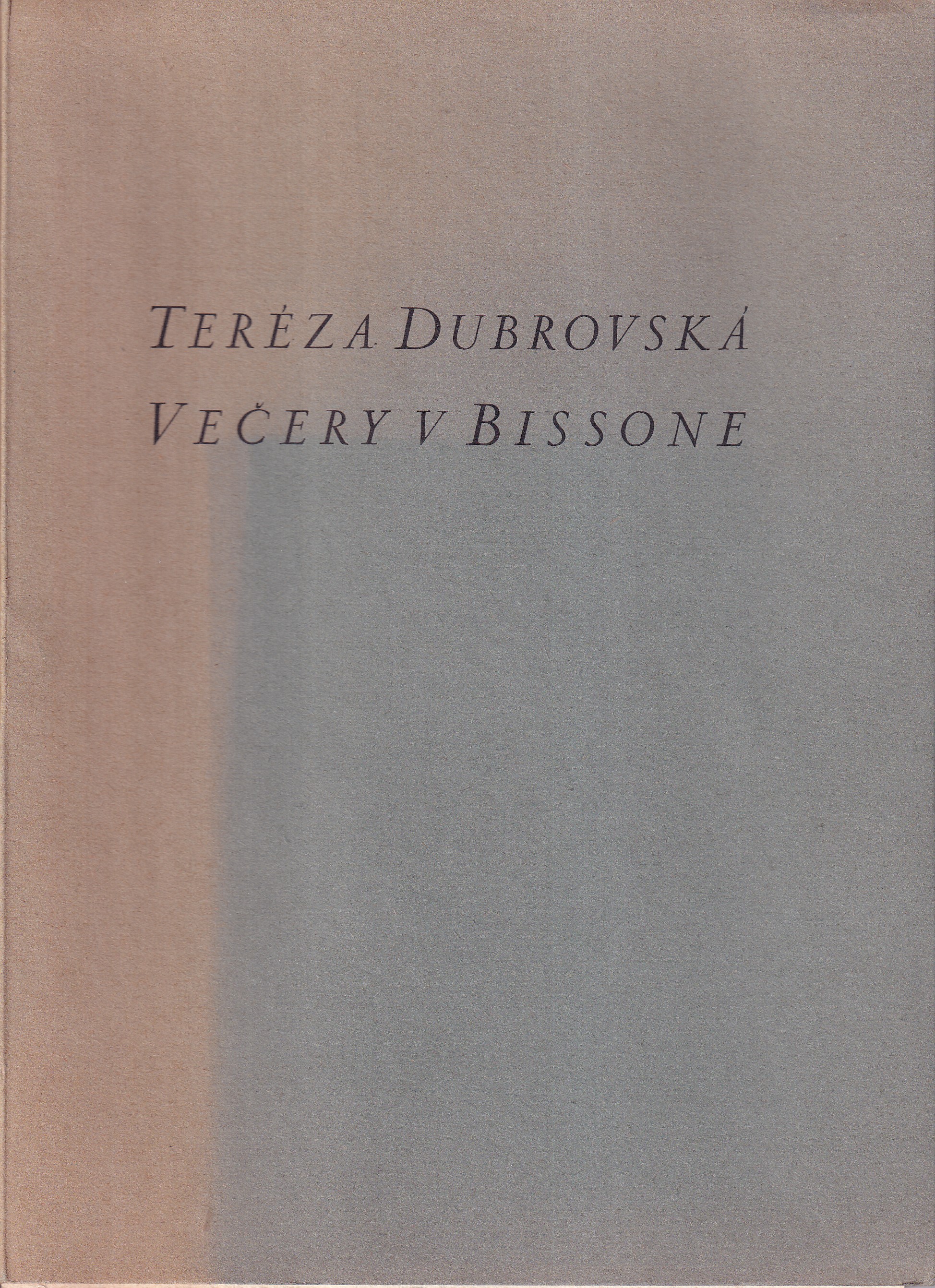 Večery v Bissone / Lept T.F. Šimon