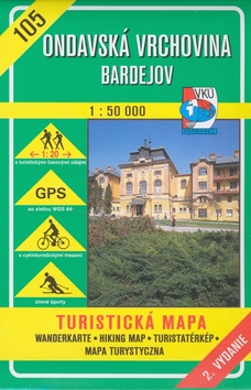 Ondavská vrchovina Bardejov 1 : 50 000