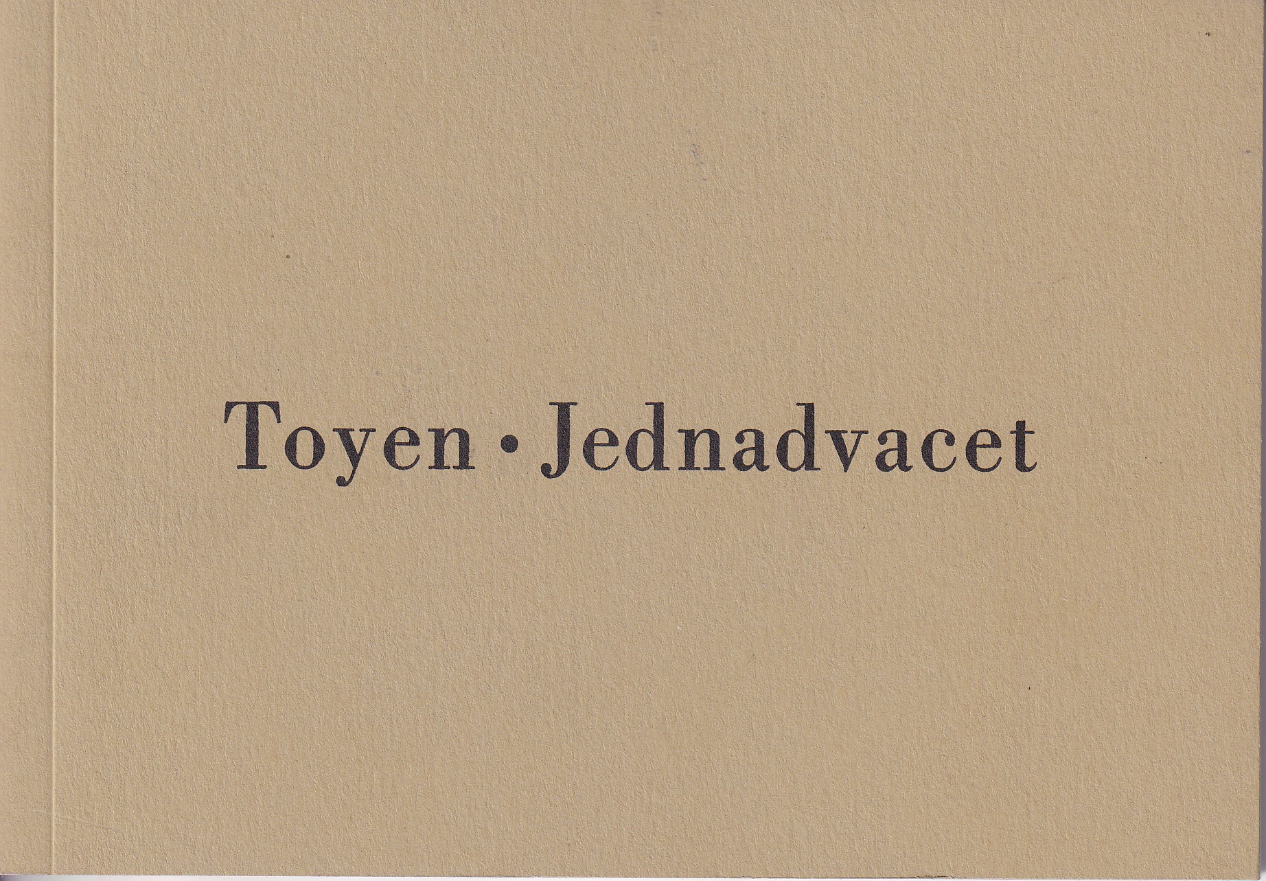 Toyen : Jednadvacet