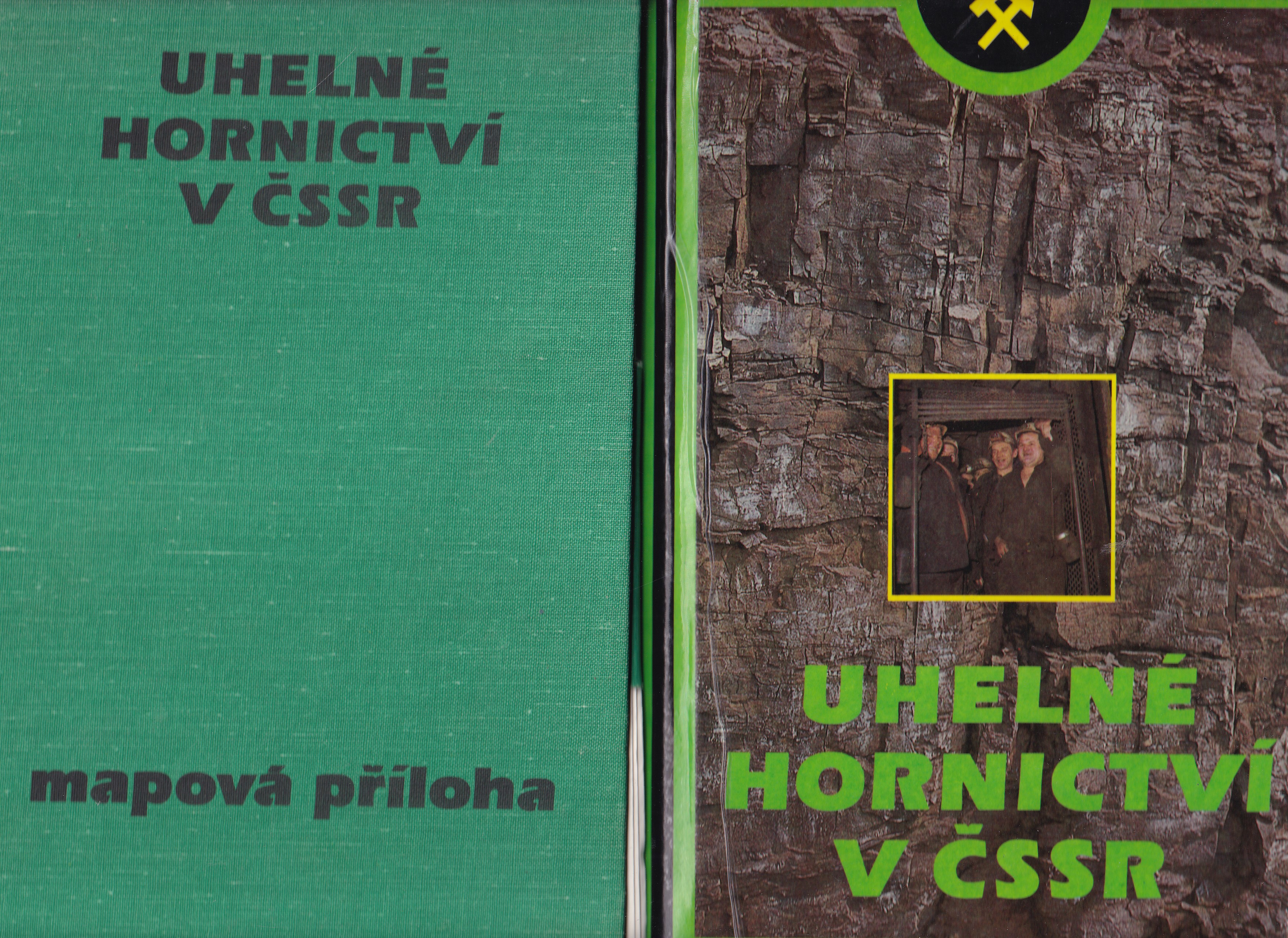 Uhelné hornictví v ČSSR  + mapová příloha