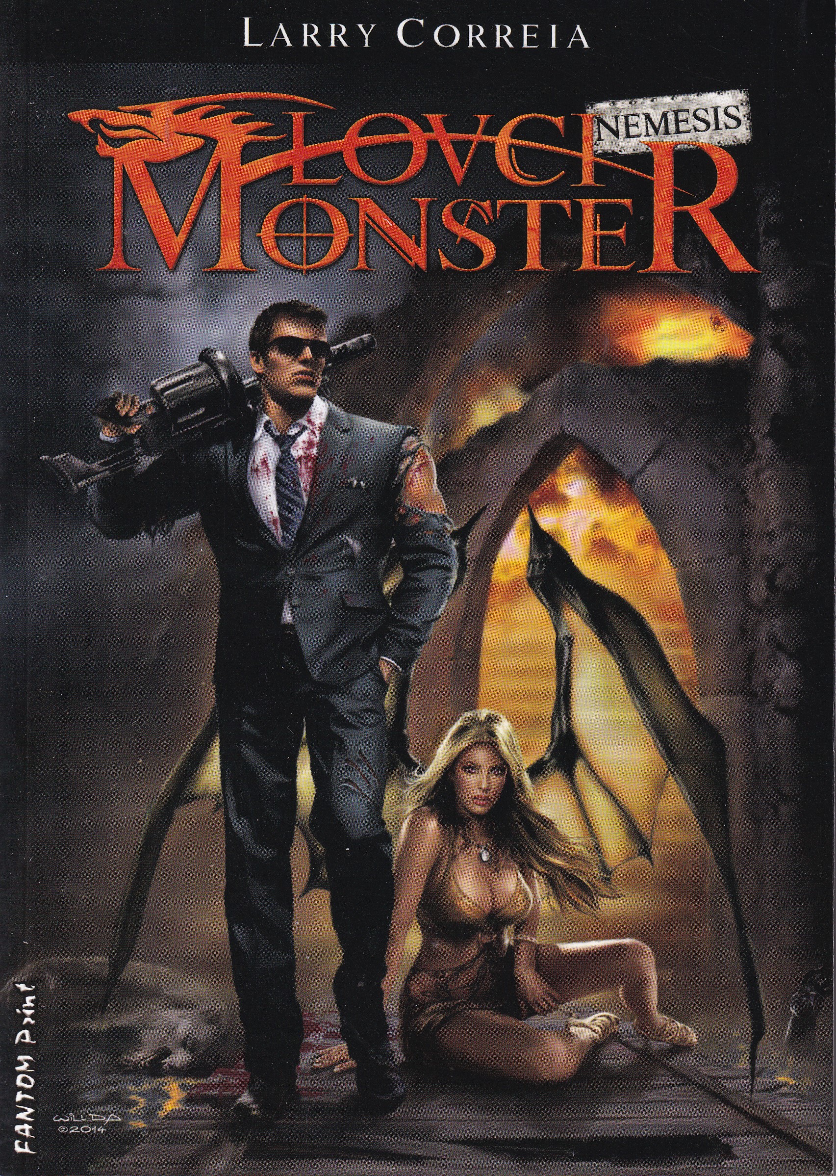 Lovci monster Nemesis  Larry Correia věnování autora