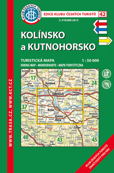 KČT 42 Kolínsko a Kutnohorsko 1:50 000