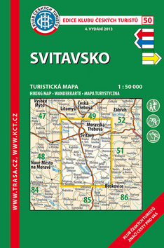 KČT 50 Svitavsko 1:50 000