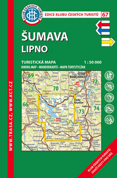 KČT 67 Šumava - Lipno 1:50 000