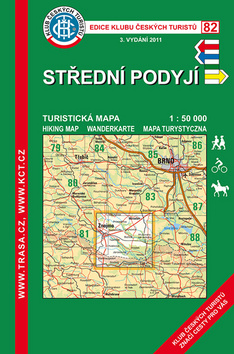 KČT 82 Střední Podyjí 1:50 000