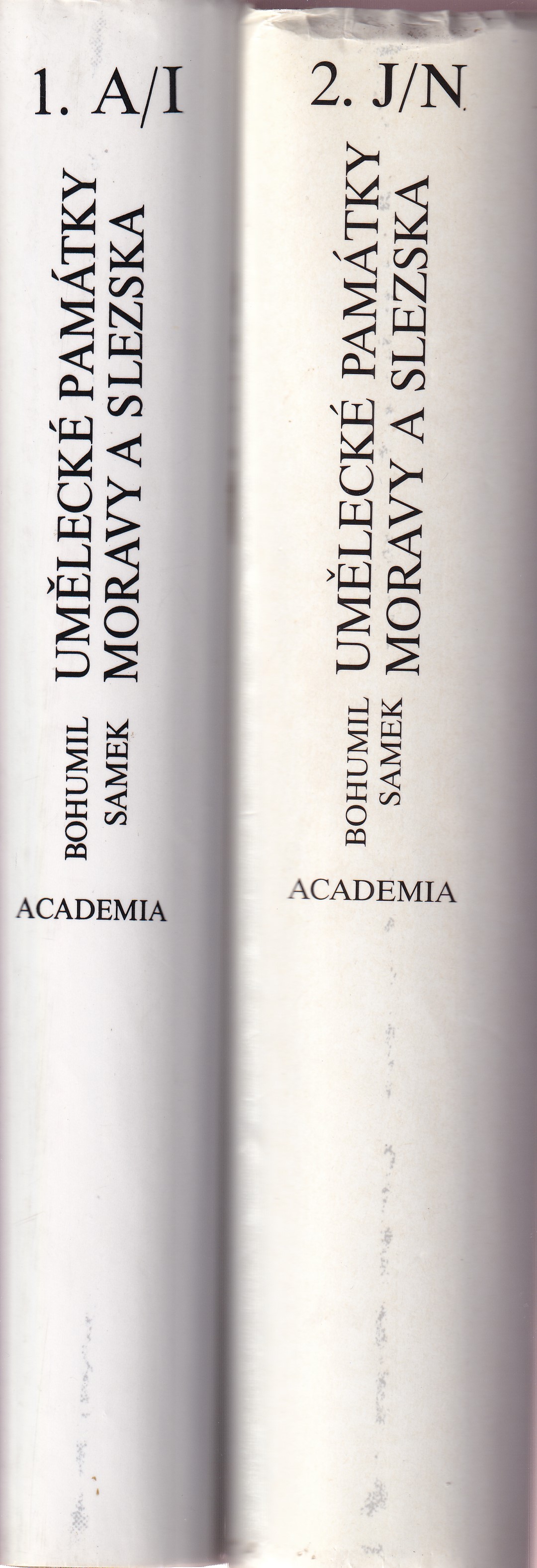 Umělecké památky Moravy a Slezska. Sv. 1 A-I, 2. J-N (2 sv)