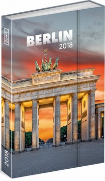 Týdenní magnetický diář Berlín - diář 2018