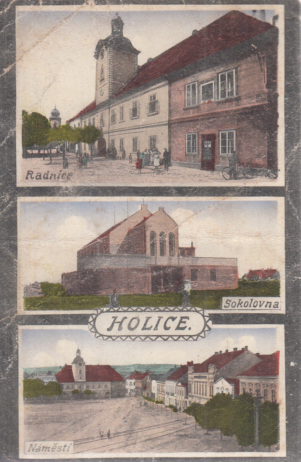 Holice - pohled - pohlednice