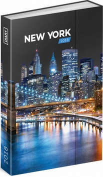 Týdenní magnetický diář New York - diář 2018