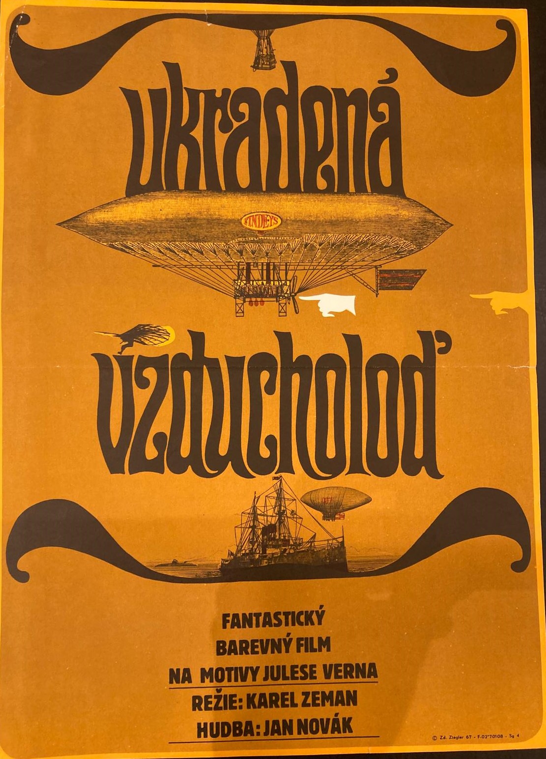 Ukradená vzducholoď / Plakát A3