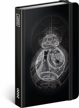 Týdenní diář Star Wars – BB8 2020, 11 ×