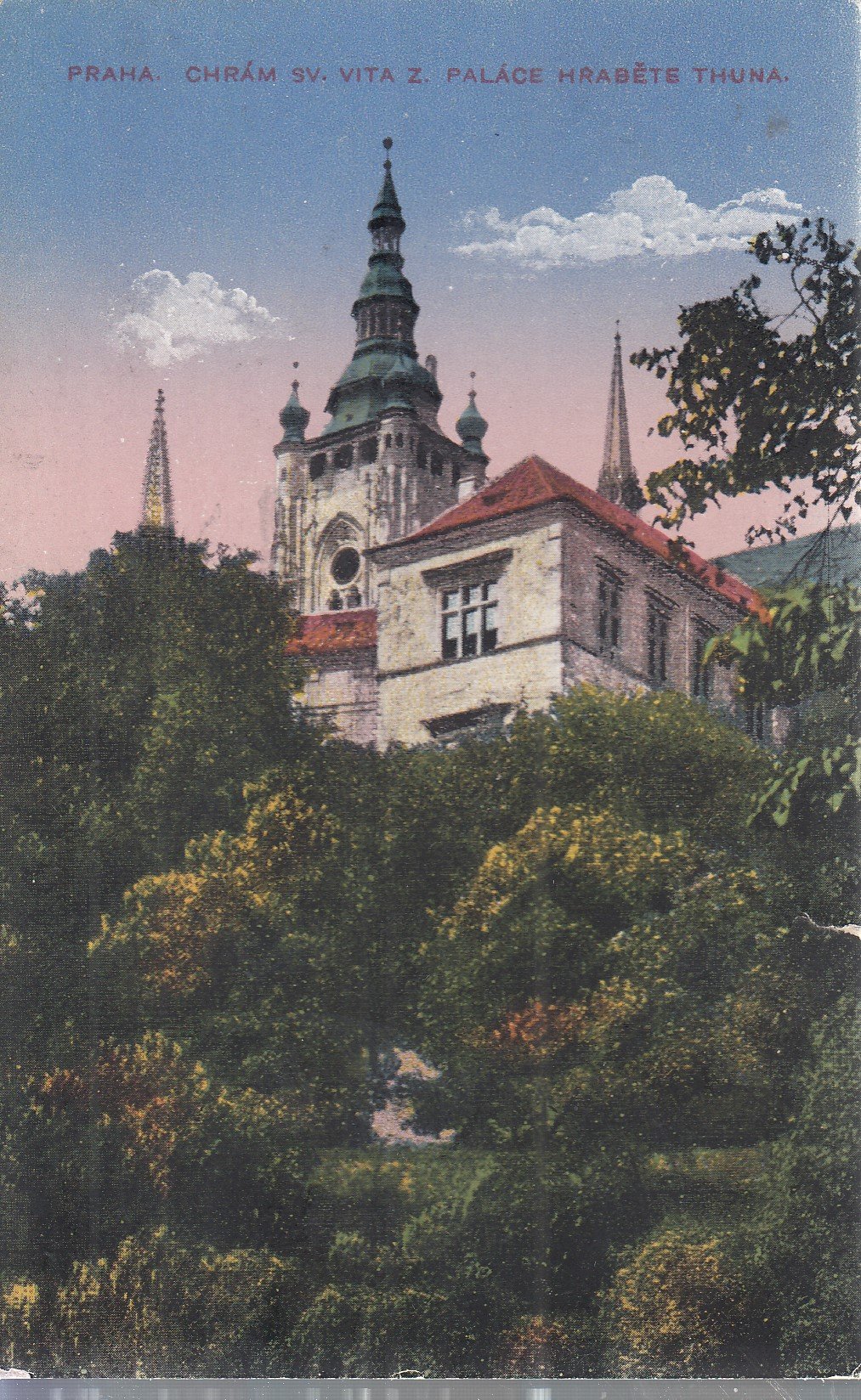 Praha: Chrám Sv. Víta / pohlednice