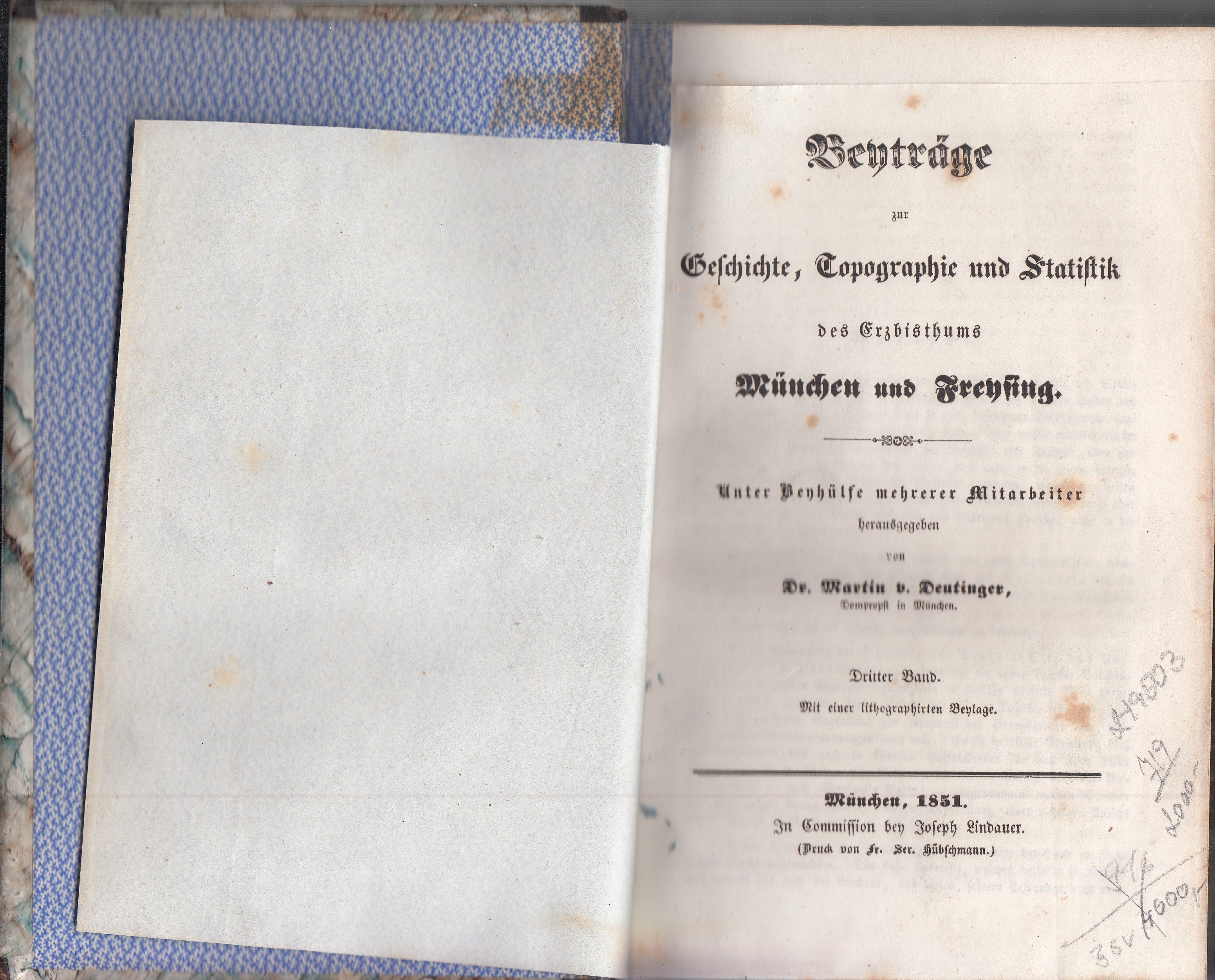 Beyträge zur Geschichte, Topographie und Statistik des Erzbisthums München und Freysing