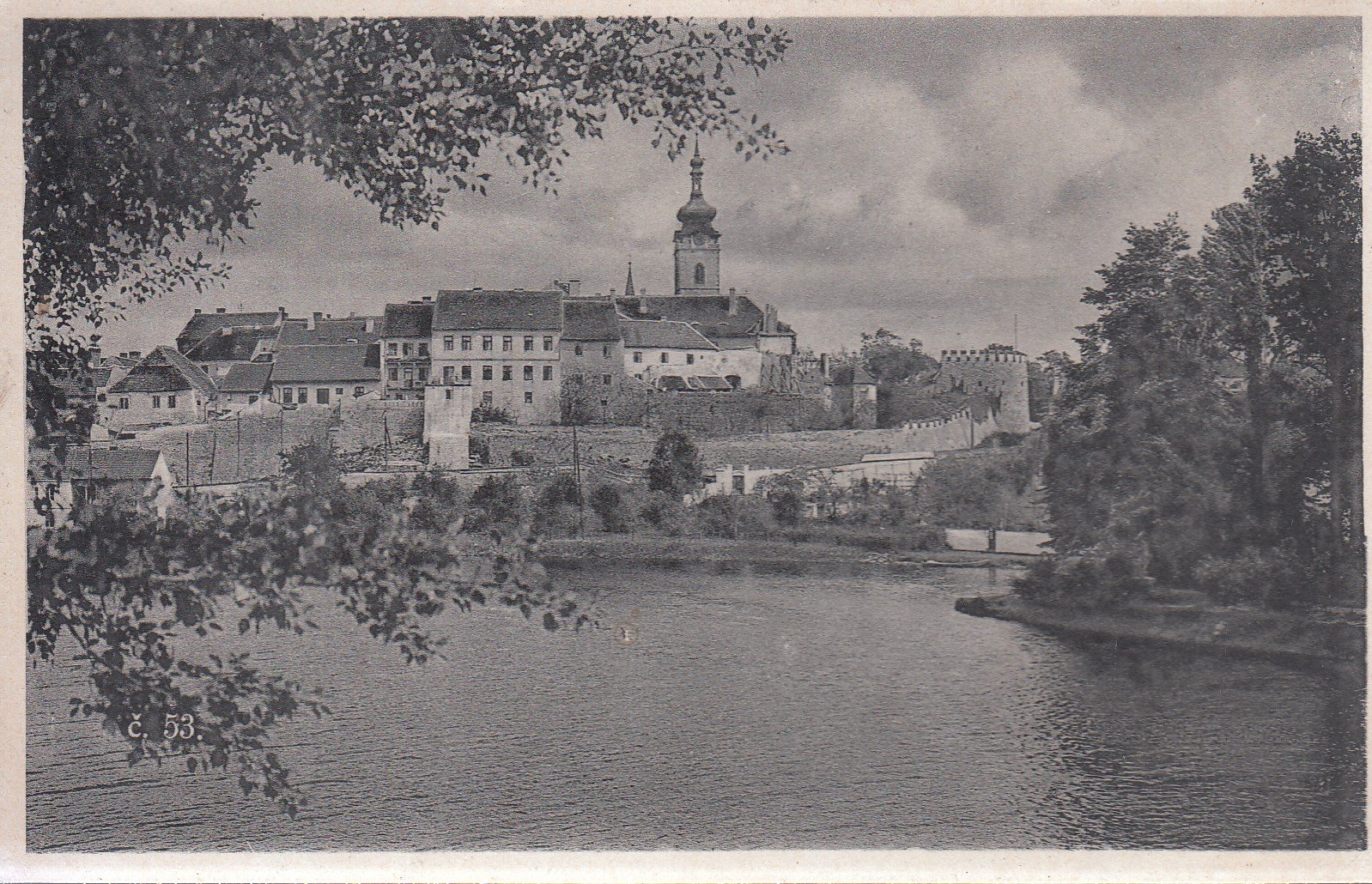 Písek, Hradby / pohledncie