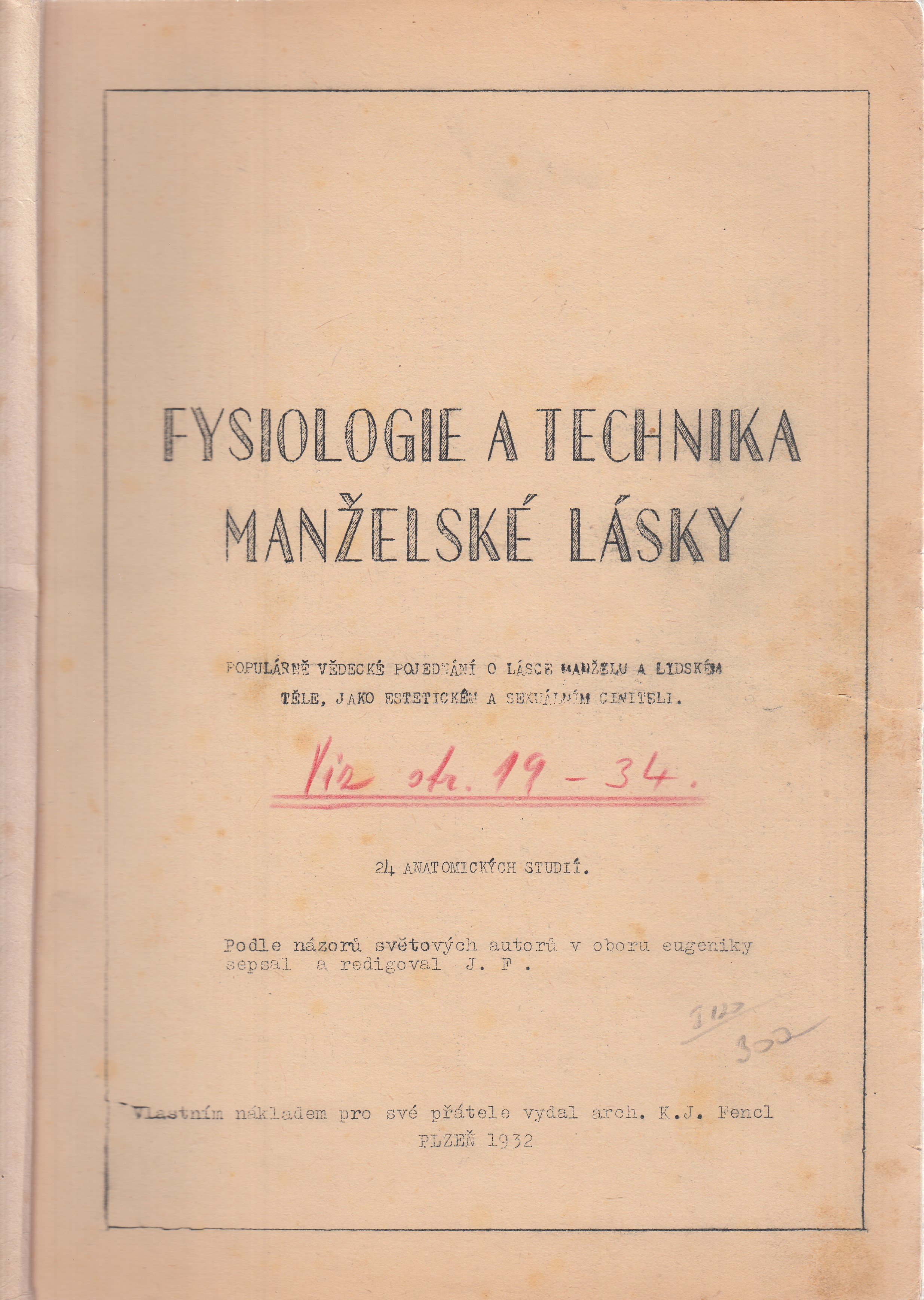 Fysiologie a technika manželské lásky