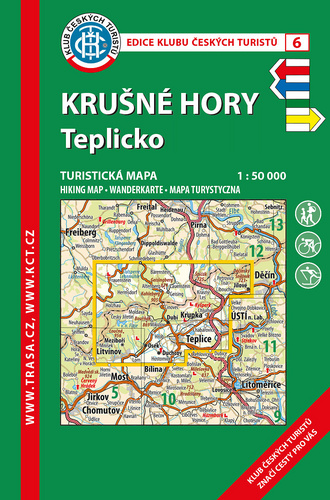 KČT 6 Krušné hory Teplicko 1:50 000