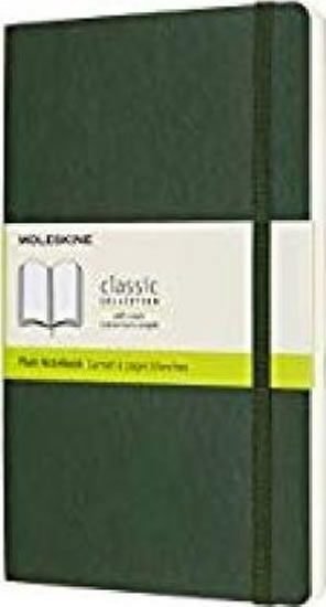 Zápisník Moleskin měkký, čistý, zelený L