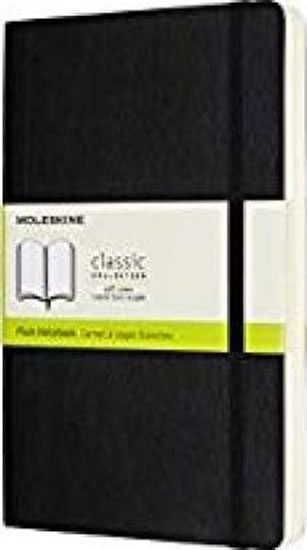 Zápisník Moleskine Expanded - zápisník - čistý, černý L