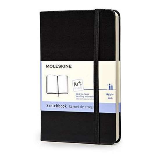 Skicář Moleskine tvrdý černý S