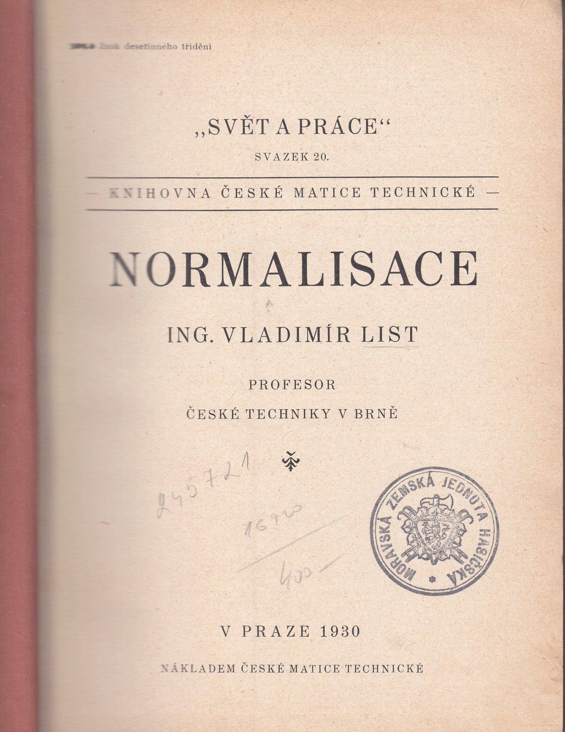 Normalisace