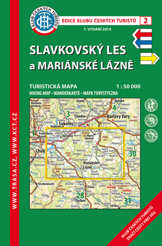 KČT 2 Slavkovský les a Mariánské Lázně 1:50 000