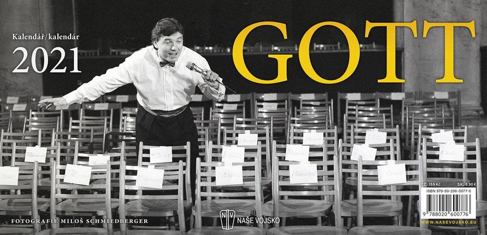 Kalendář 2021 stolní - Karel Gott