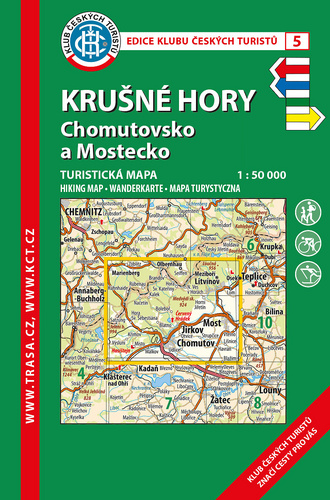 KČT 5 Krušné Hory Chomutovsko a Mostecko 1:50 000