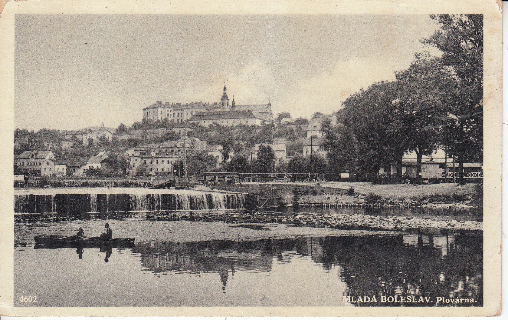 Mladá Boleslav - plovárna - pohlednice