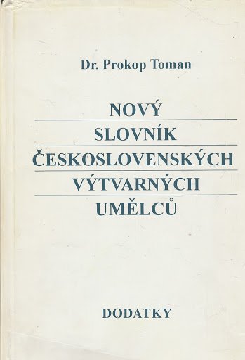 Nový slovník československých výtvarných umělců - Dodatky