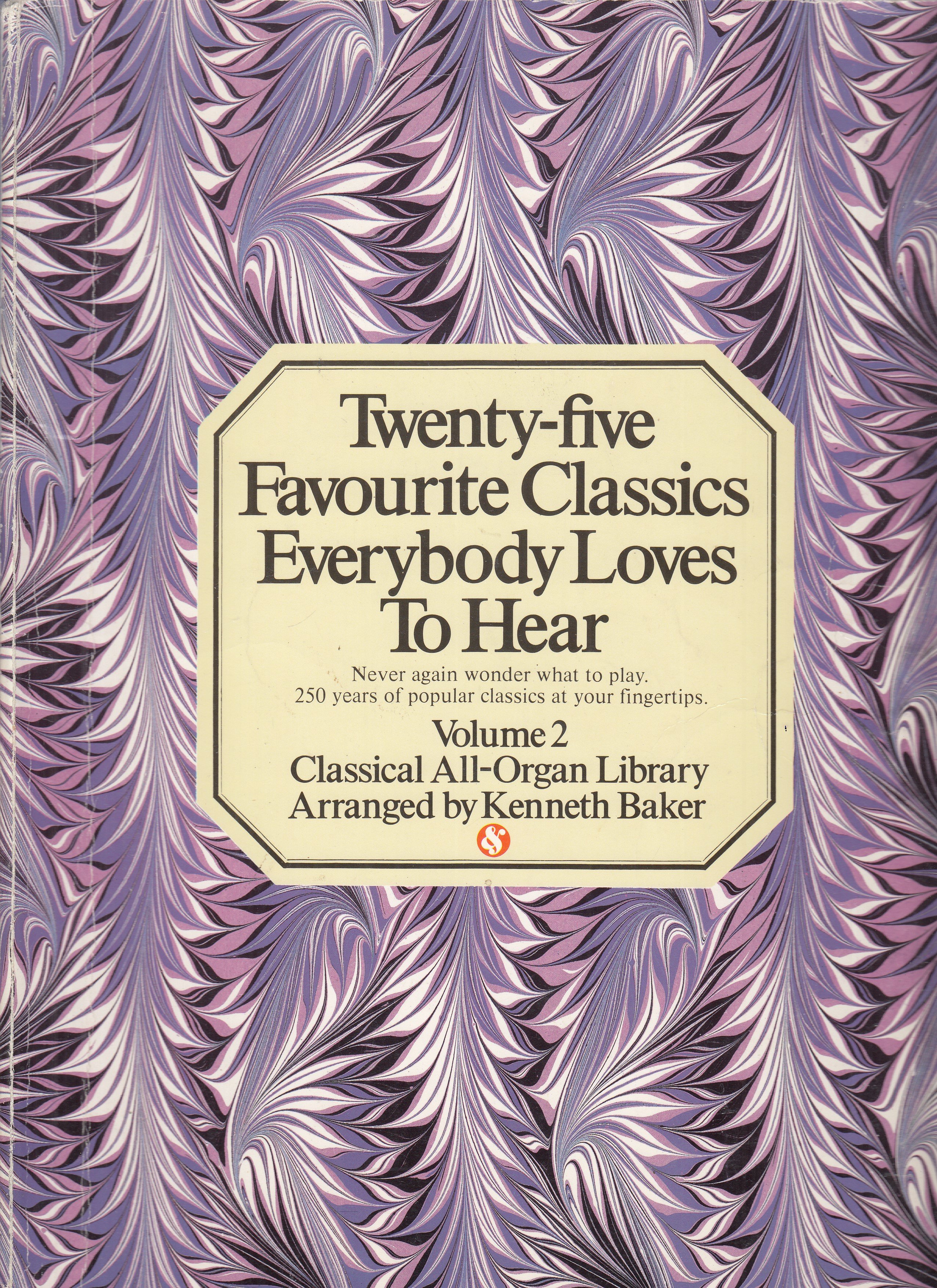 Twenty -five Favorite Classics Everybody Loves To Hear - Volume 2 - noty