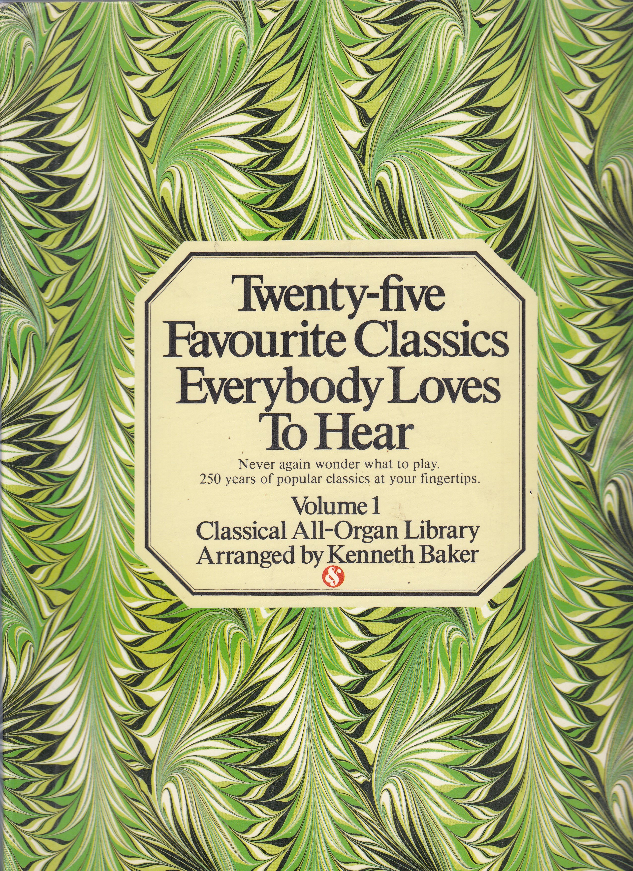 Twenty -five Favorite Classics Everybody Loves To Hear - Volume 1 - noty