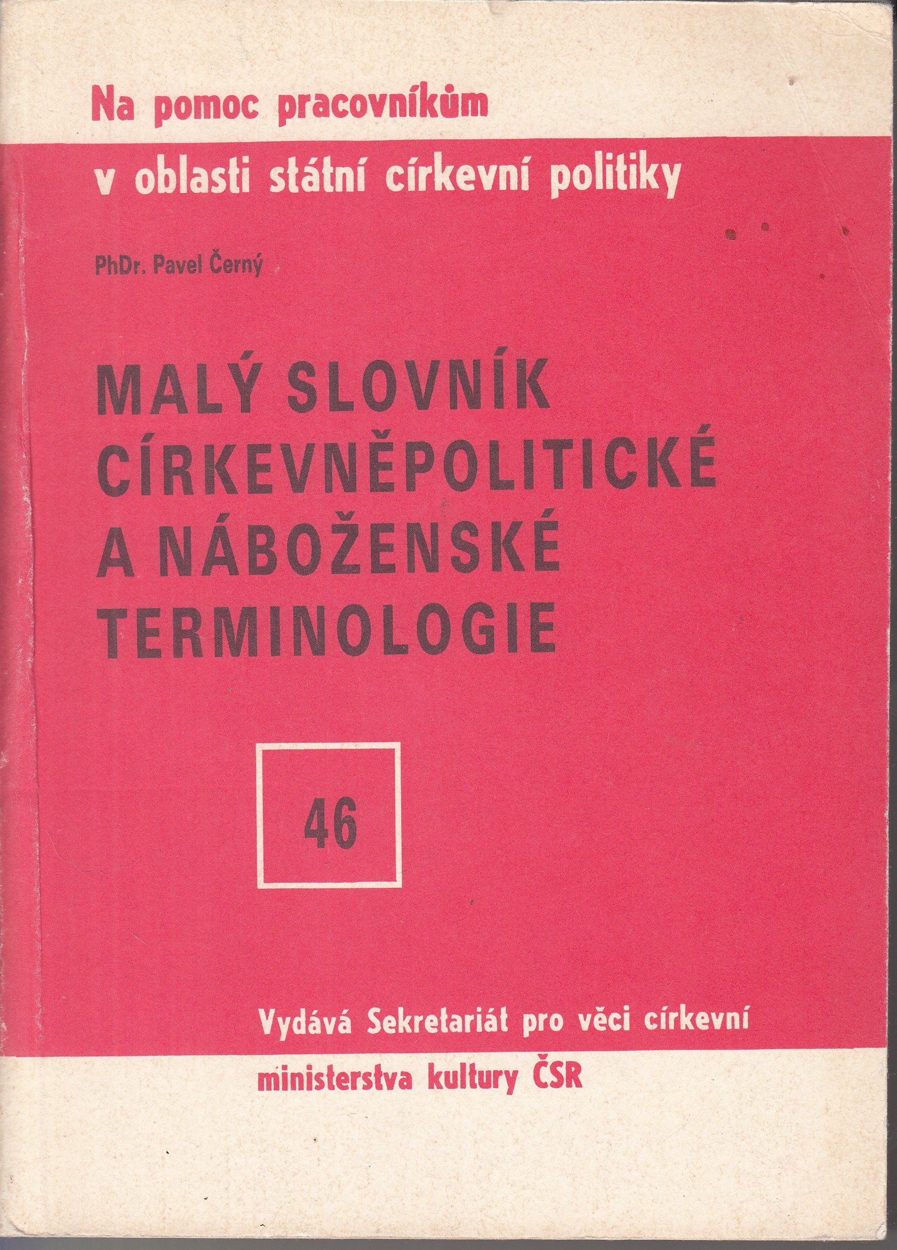 Malý slovník církevněpolitické a náboženské terminologie