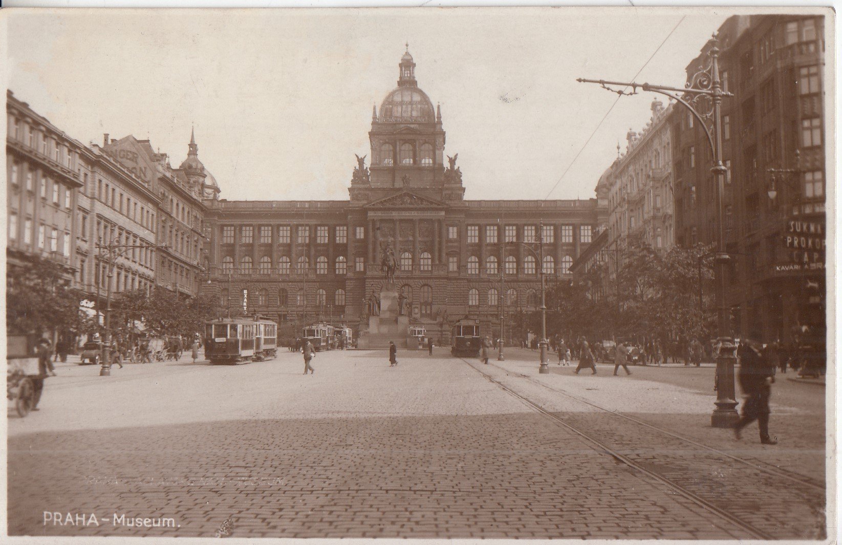 Národní muzeum - pohlednice