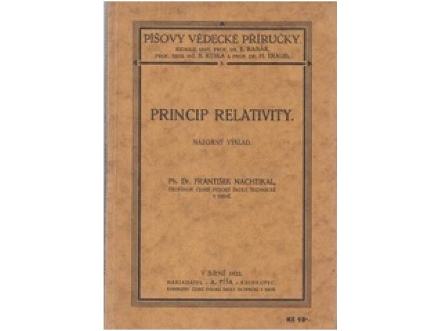 Princip relativity : názorný výklad / František Nachtikal