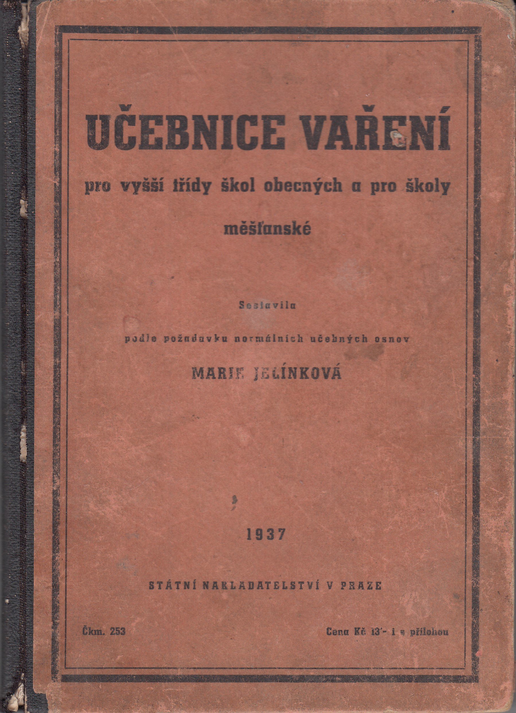 Učebnice vaření pro vyšší třídy škol obecných a pro školy měšťanské