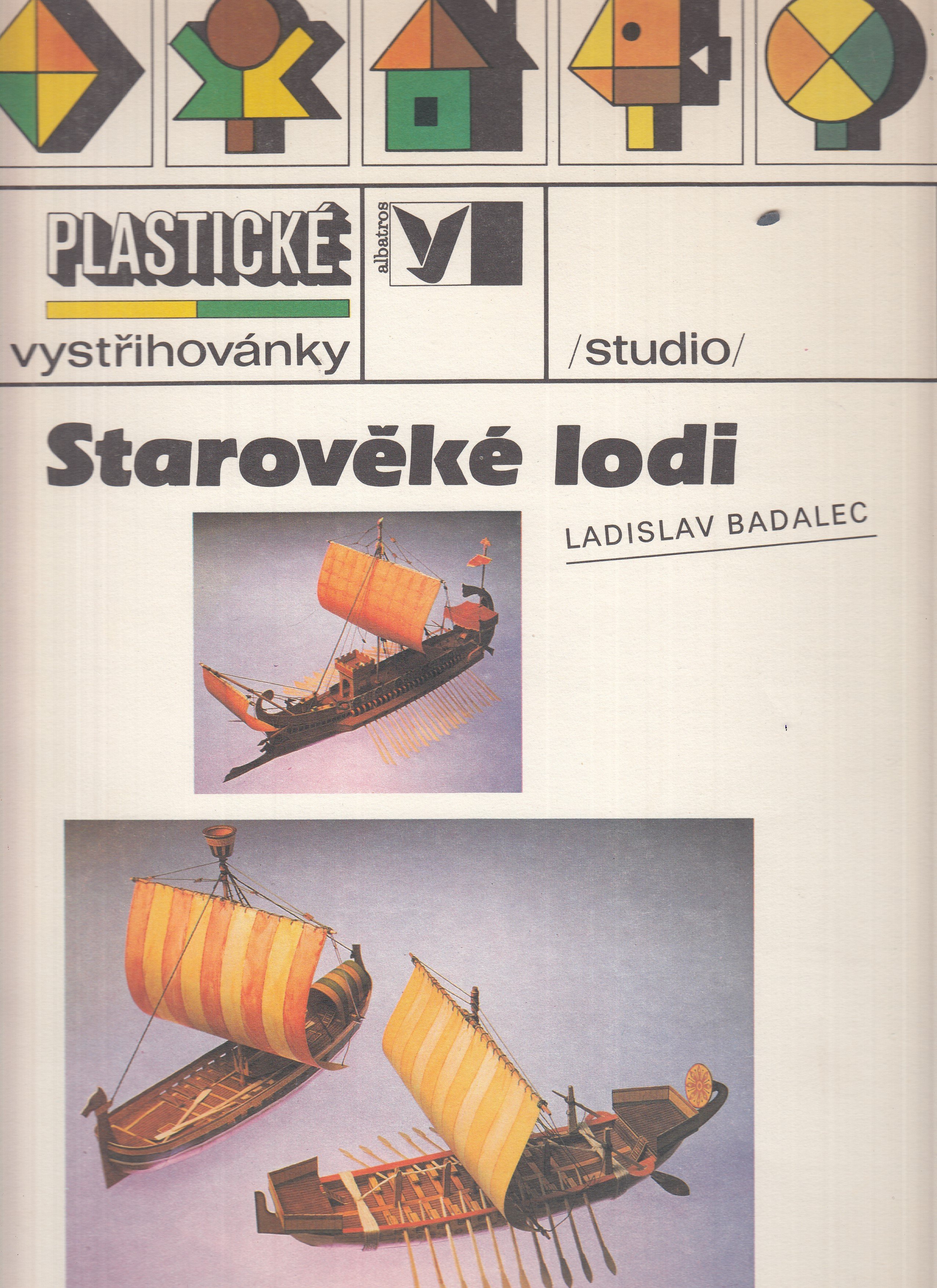 Plastické vystřihovánky - Starověké lodi