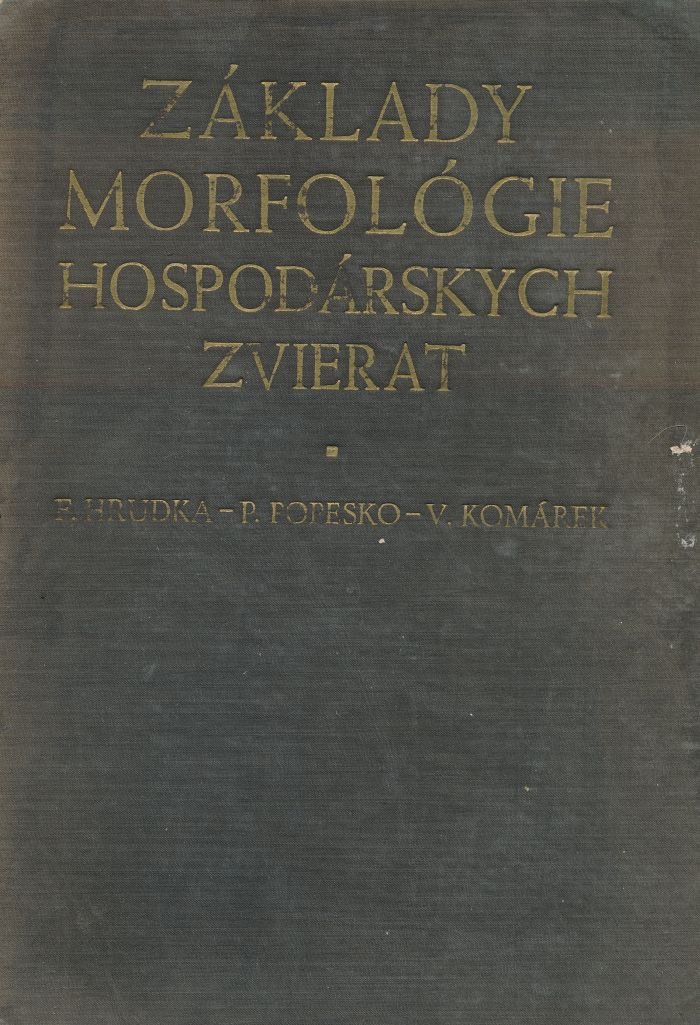 Základy morfológie hospodárskych zvierat