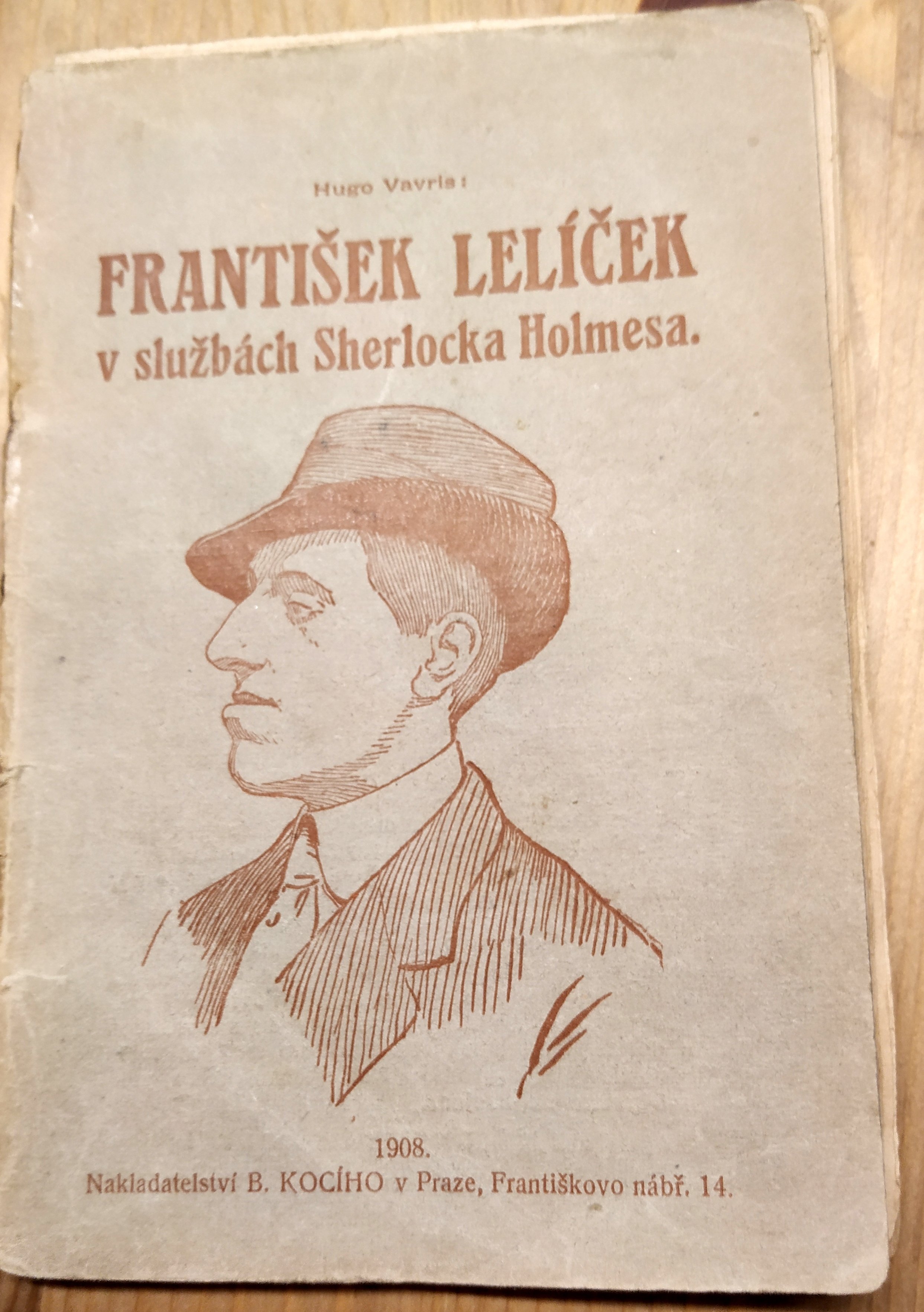 František Lelíček v službách Sherlocka Holmese - podpis autora