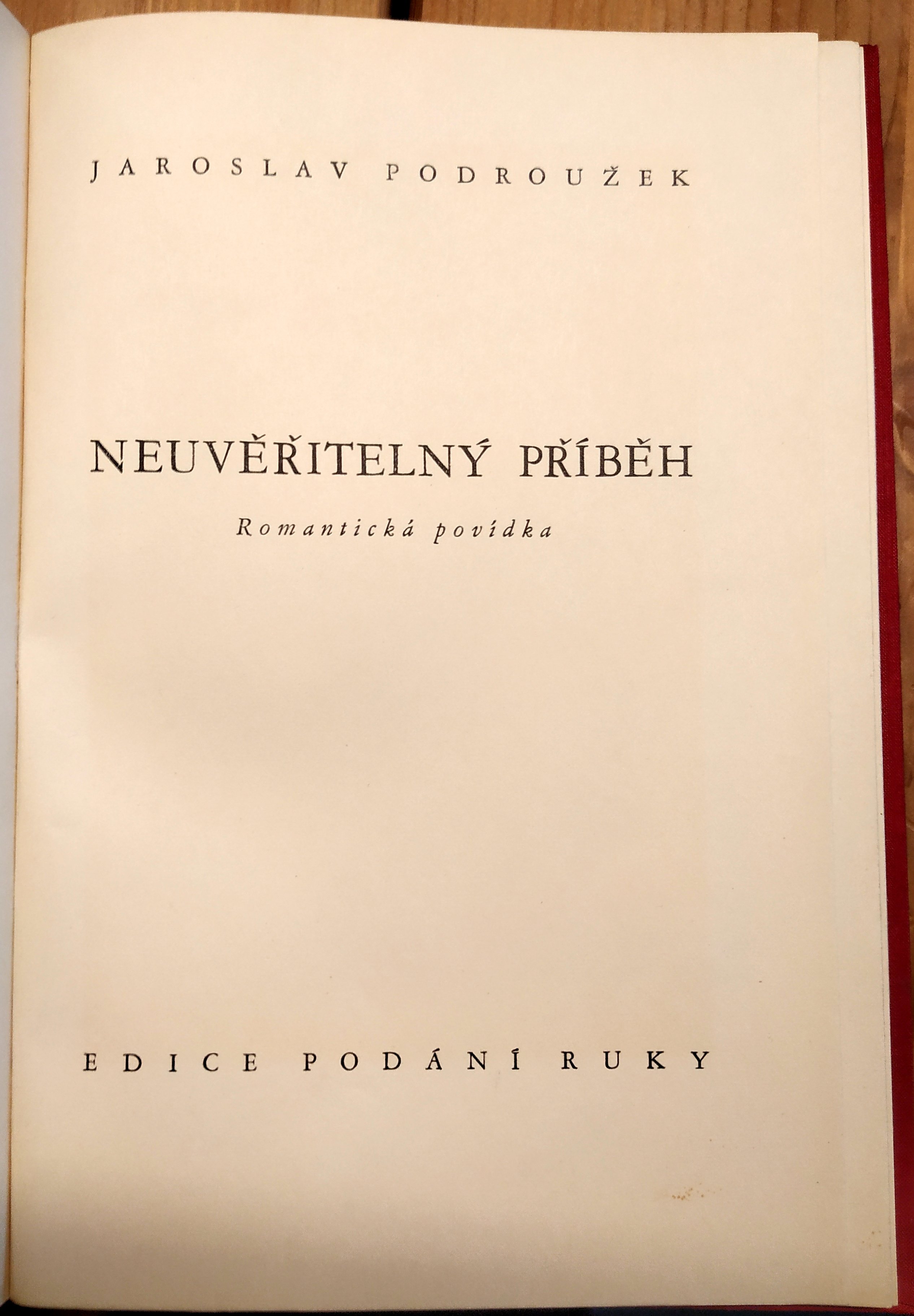 Neuvěřitelný příběh - obálka a ilustrace Toyen, výtisk číslo 161/800