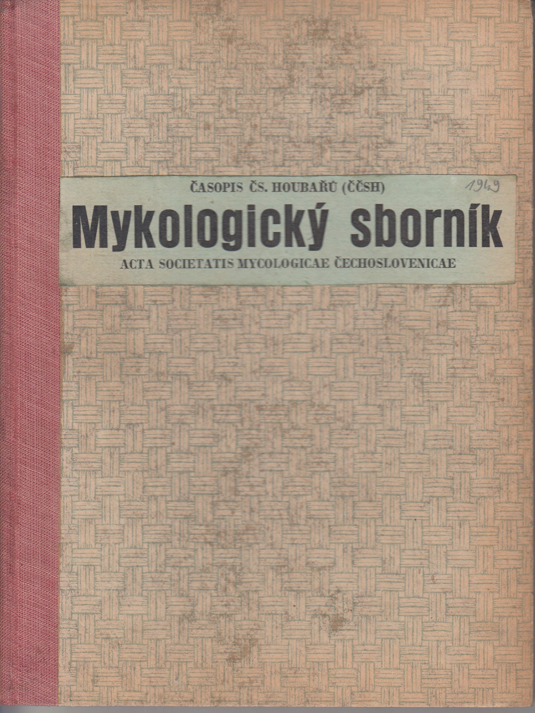 Časopis čs. houbařů - Mykologický sborník 1949-50