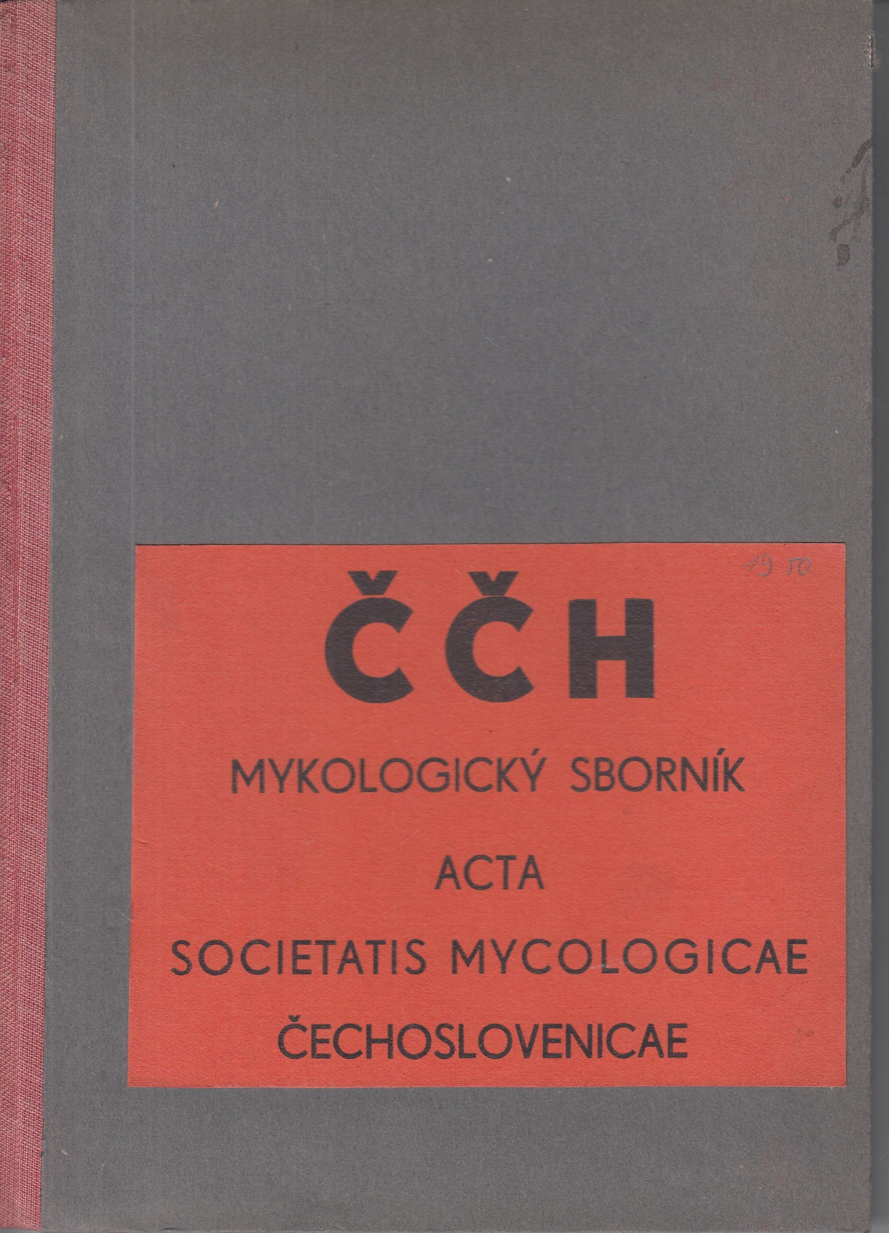 Časopis čs. houbařů - Mykologický sborník r.XXVII 1950