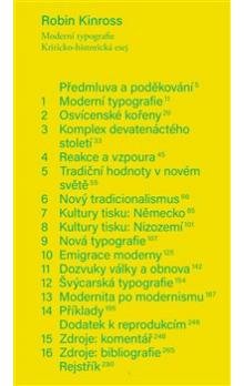 Moderní typografie: esej v kritické historii