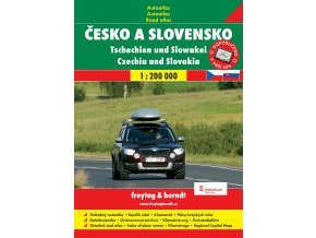 Česko a Slovensko autoatlas 1:200.000 (A4, spirála)