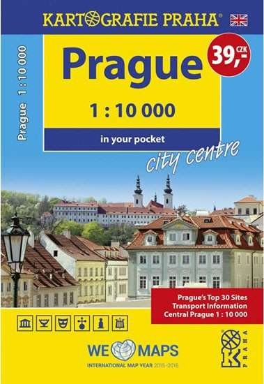 Prague - 1:10 000 in your pocket city centre (Praha ve vaší kapse, mapa 1:10 000)