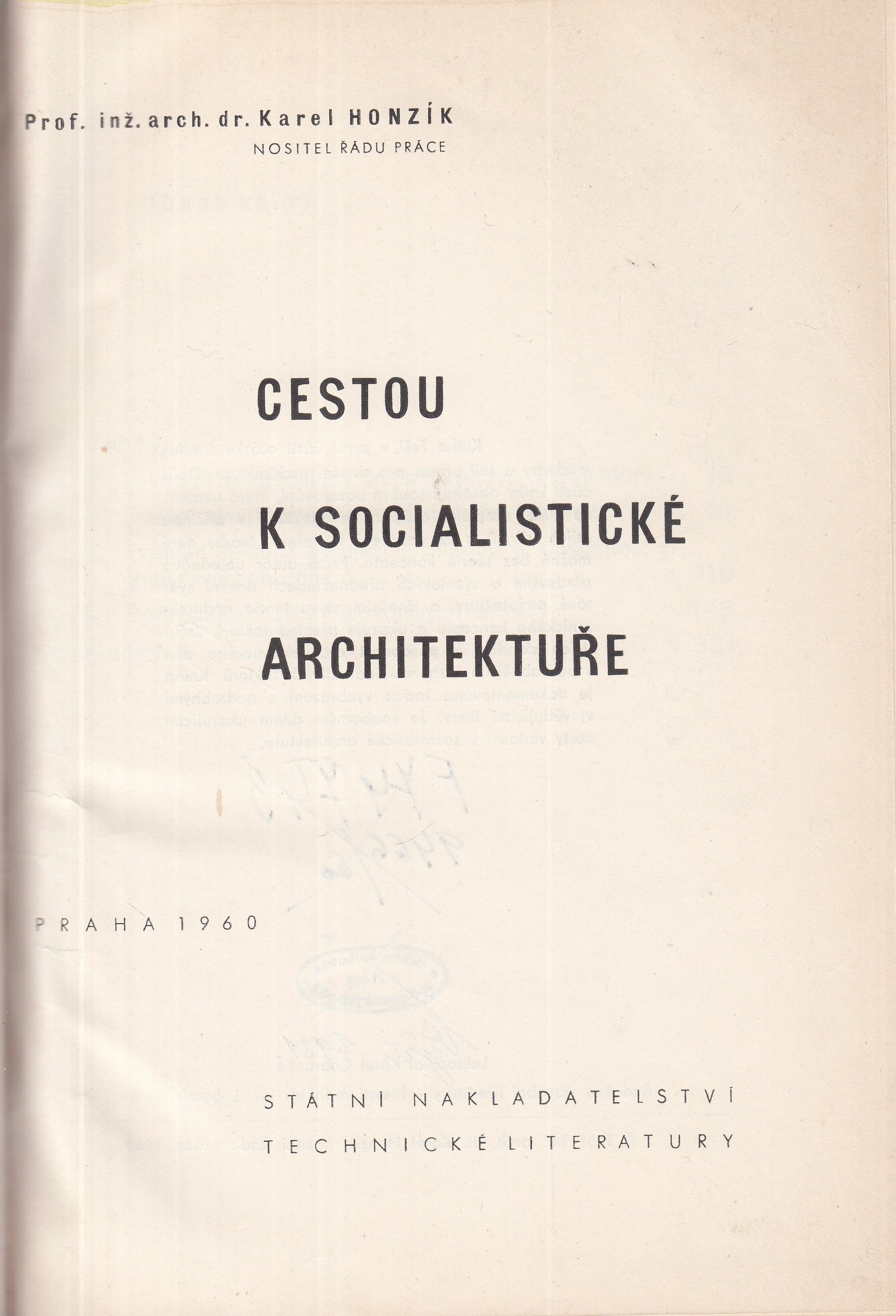 Cestou k socialistické architektuře