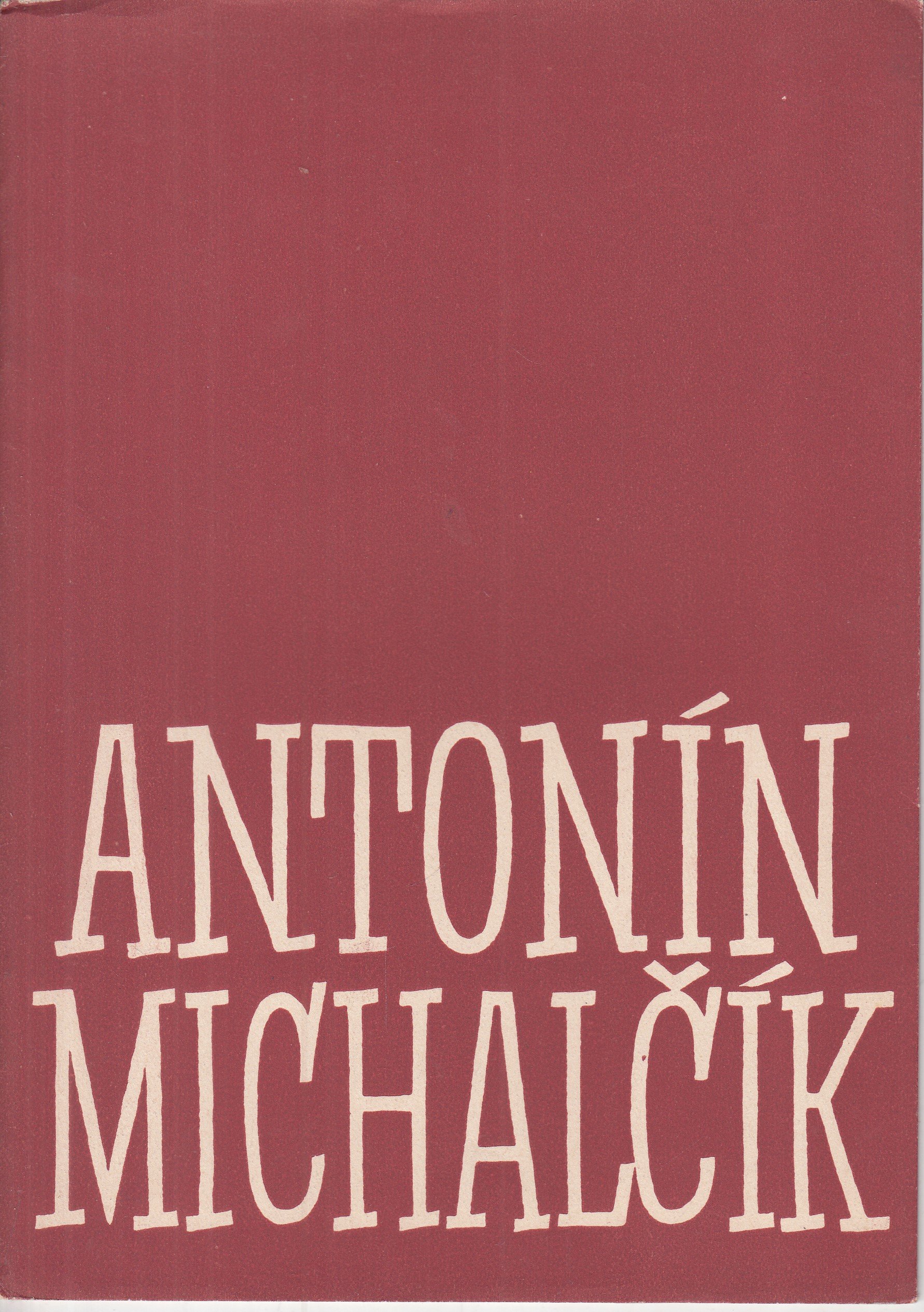 Antonín Michalčík - podpis