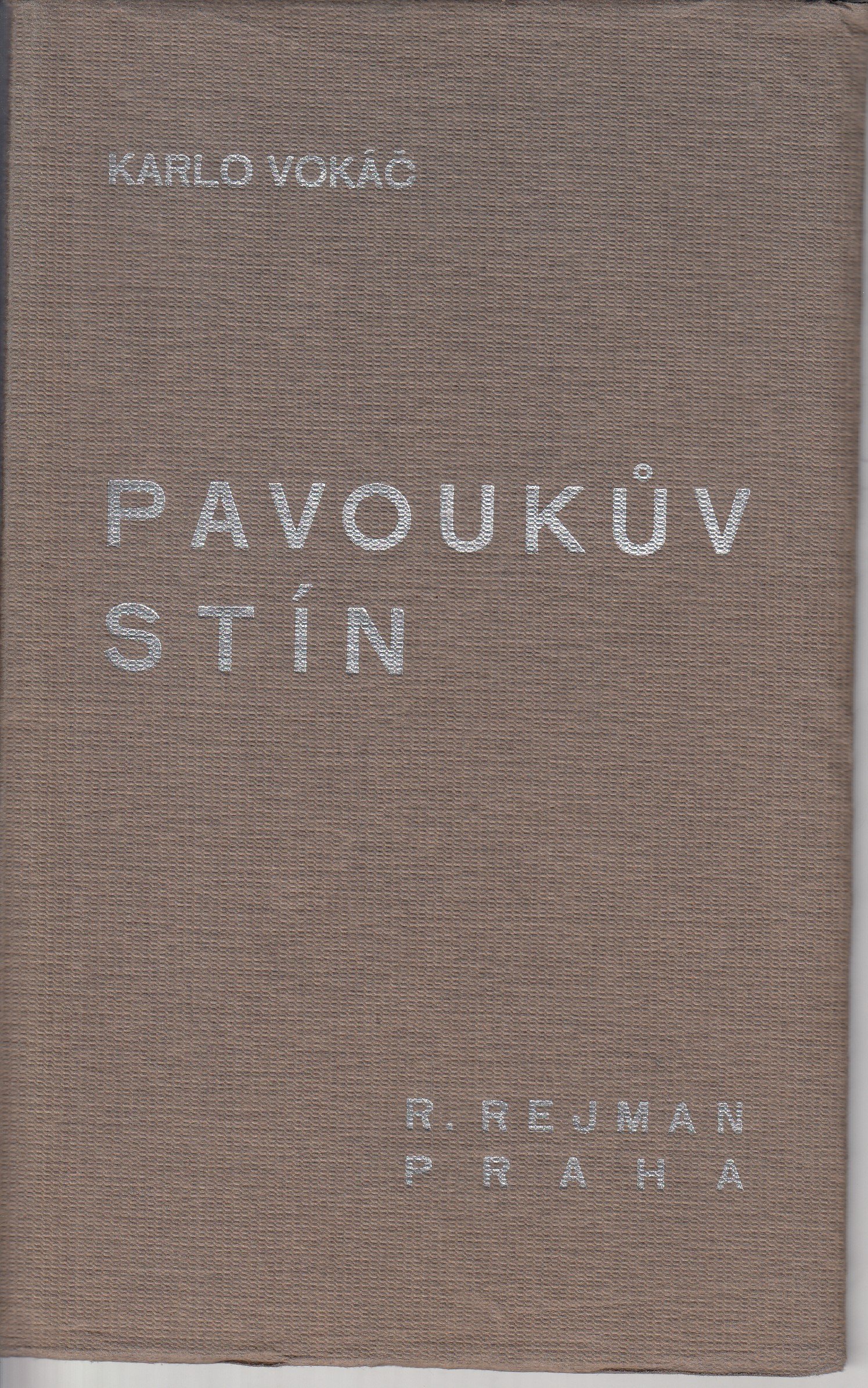 Pavoukův stín - podpis